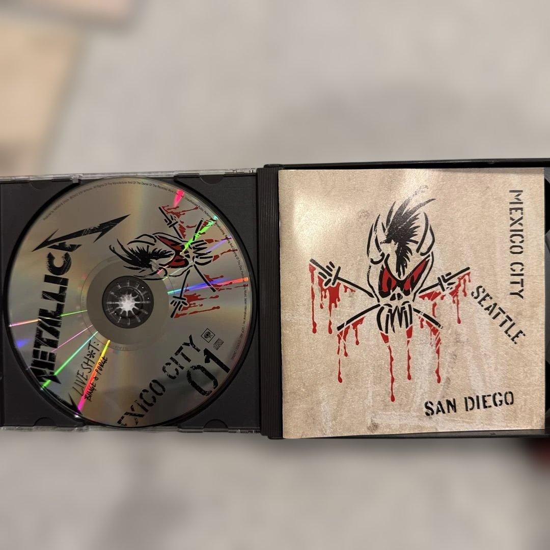 メタリカ/LIVE SHIT:BINGE & PURGE 国内盤3CD＋2DVD