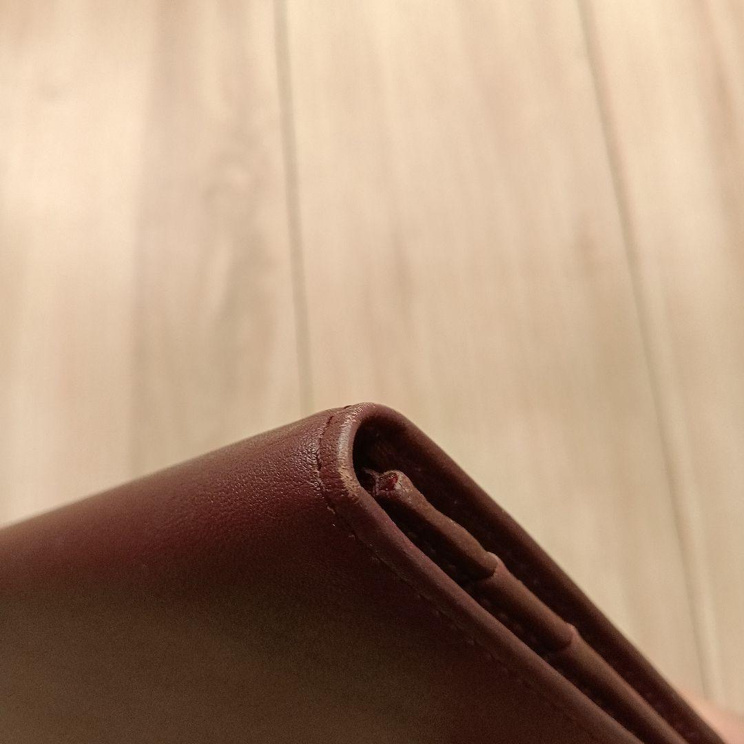 【美品】皇居財布 ワインレッド