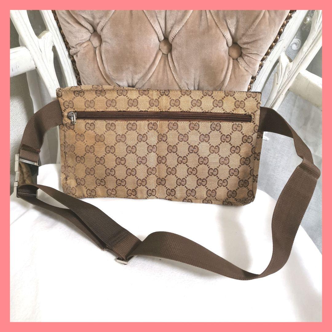 そうたGUCCIグッチ ボディバッグ斜めがけショルダーバッグGG鑑定済!