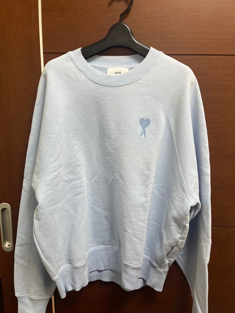 AMI alexandre mattiussi 水色スウェット　サイズL