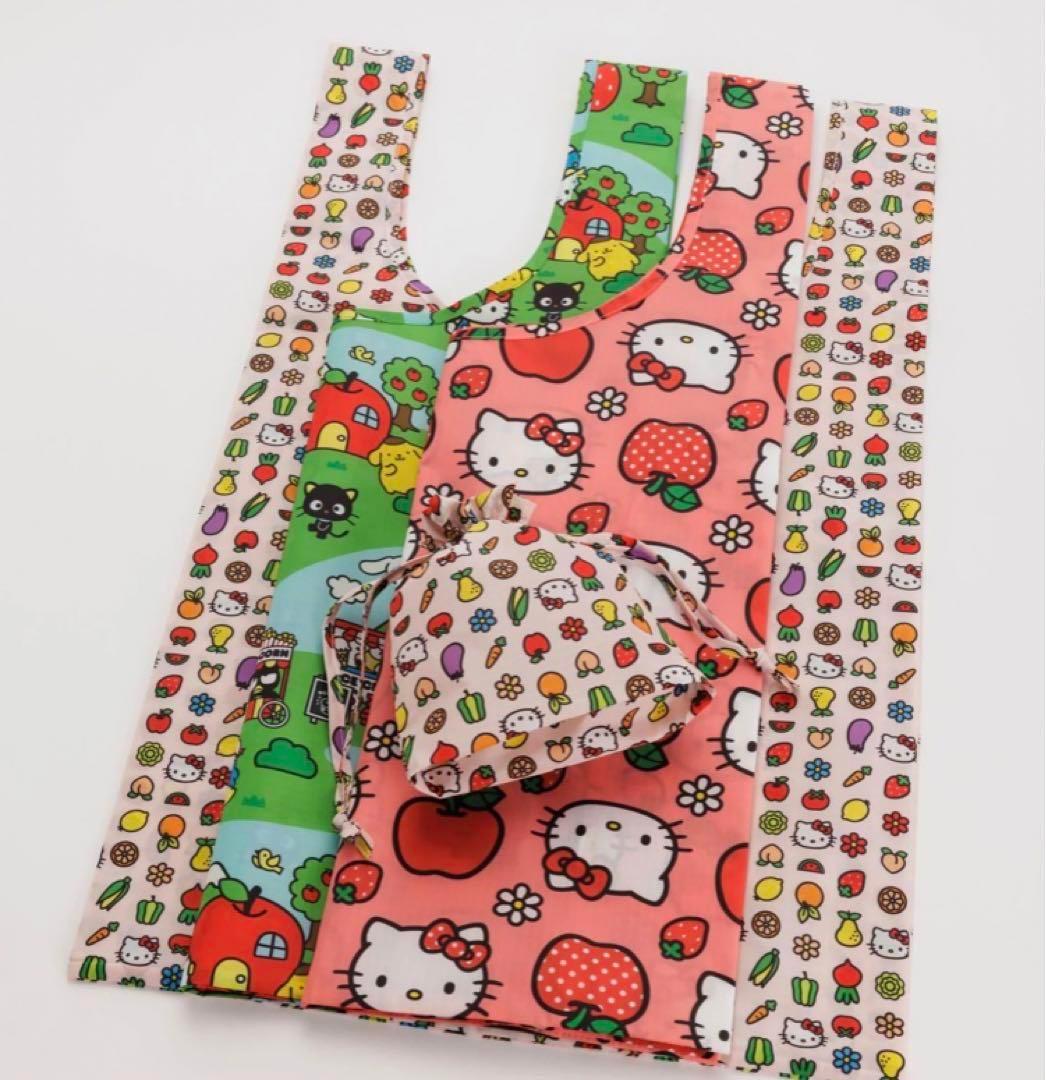 新品！BAGGU×ハローキティ エコバッグ 限定コラボ3点セット