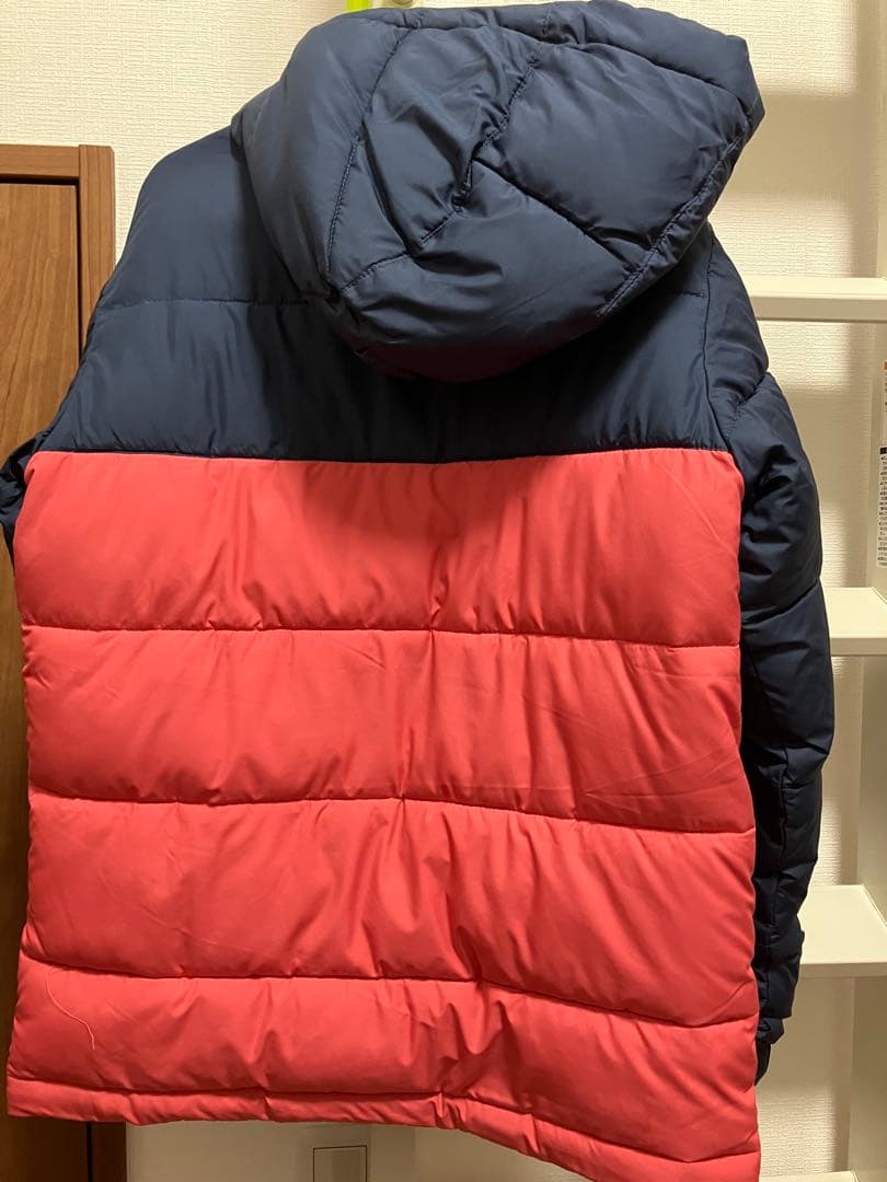 Columbia OMNI-HEAT ダウンジャケットキッズ Mネイビーピンク