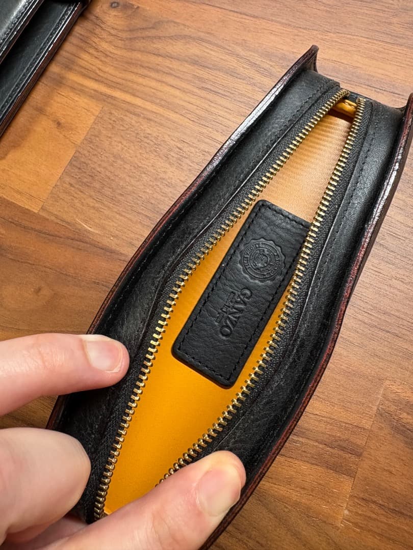 GANZO 手帳カバーとペンケースのセット