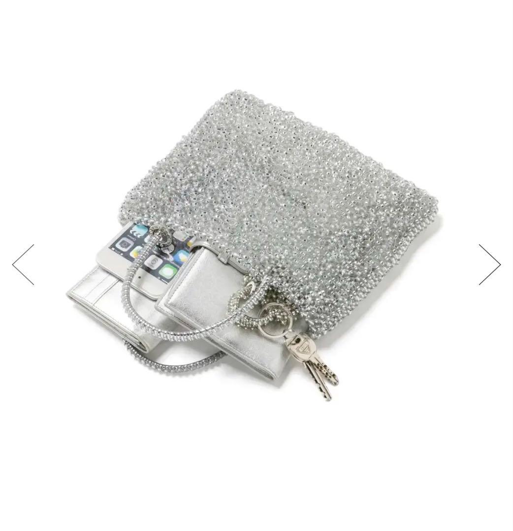 美品ANTEPRIMAスタンダード/スクエアミディアム(Dリング付き)/シルバー