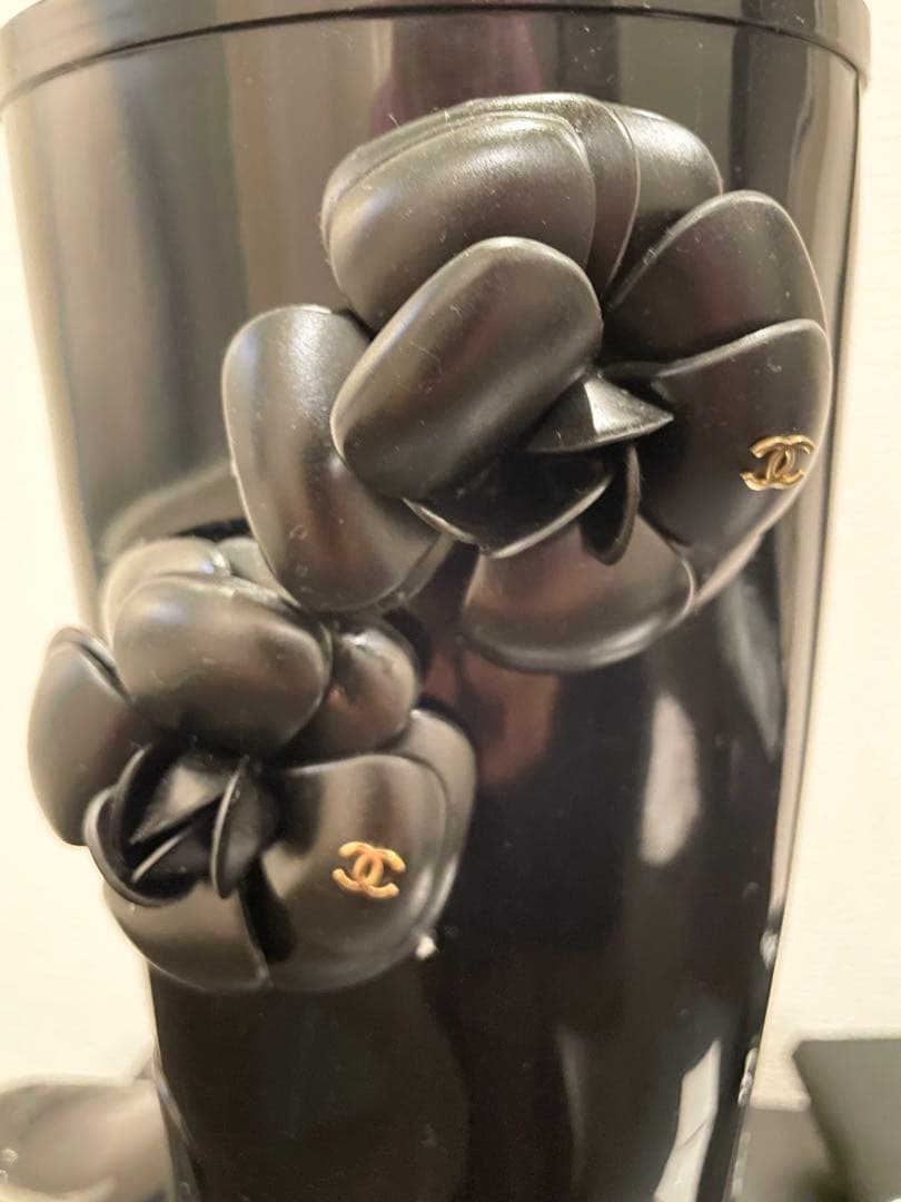 N*u様 CHANELカメリア レインブーツ23センチ