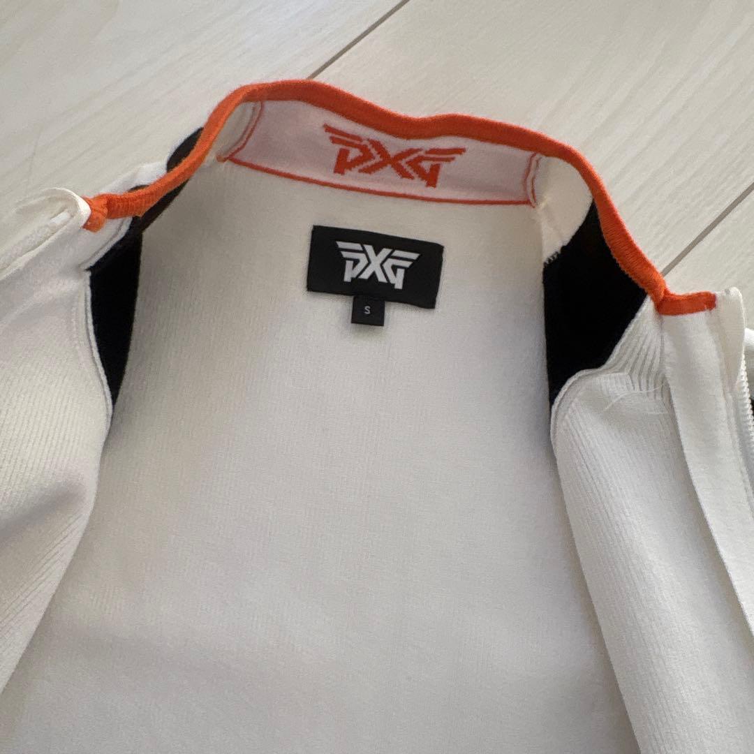 PXG ゴルフ　フード付きジャンパー　　 　ジップアップニット