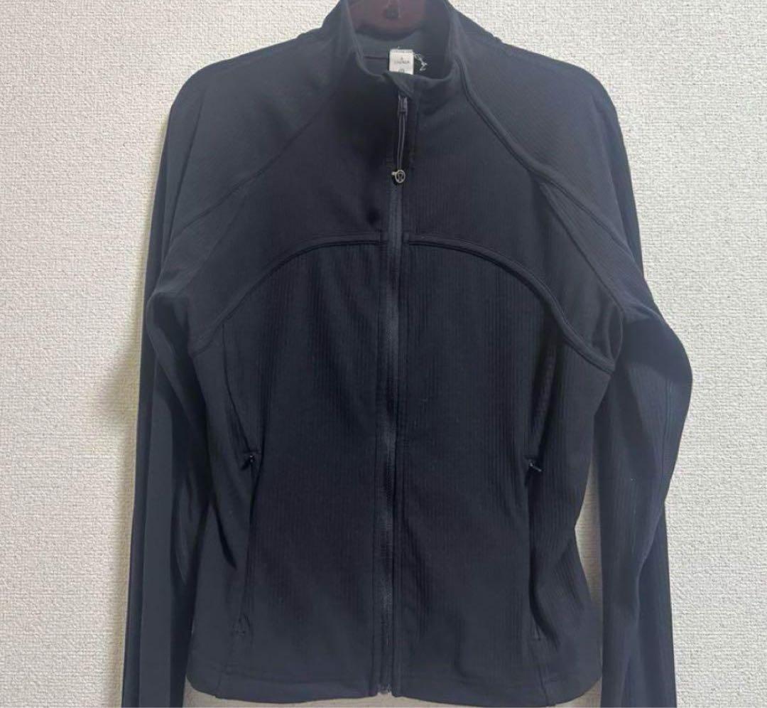 lululemon ルルレモン　ヨガ　ランニング　リブ　ブラック　ジャケット