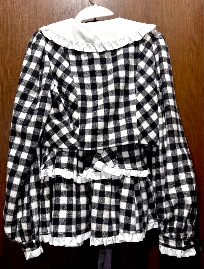 Honey Cinnamon ハニーシナモン パールリボンギンガムセットアップ