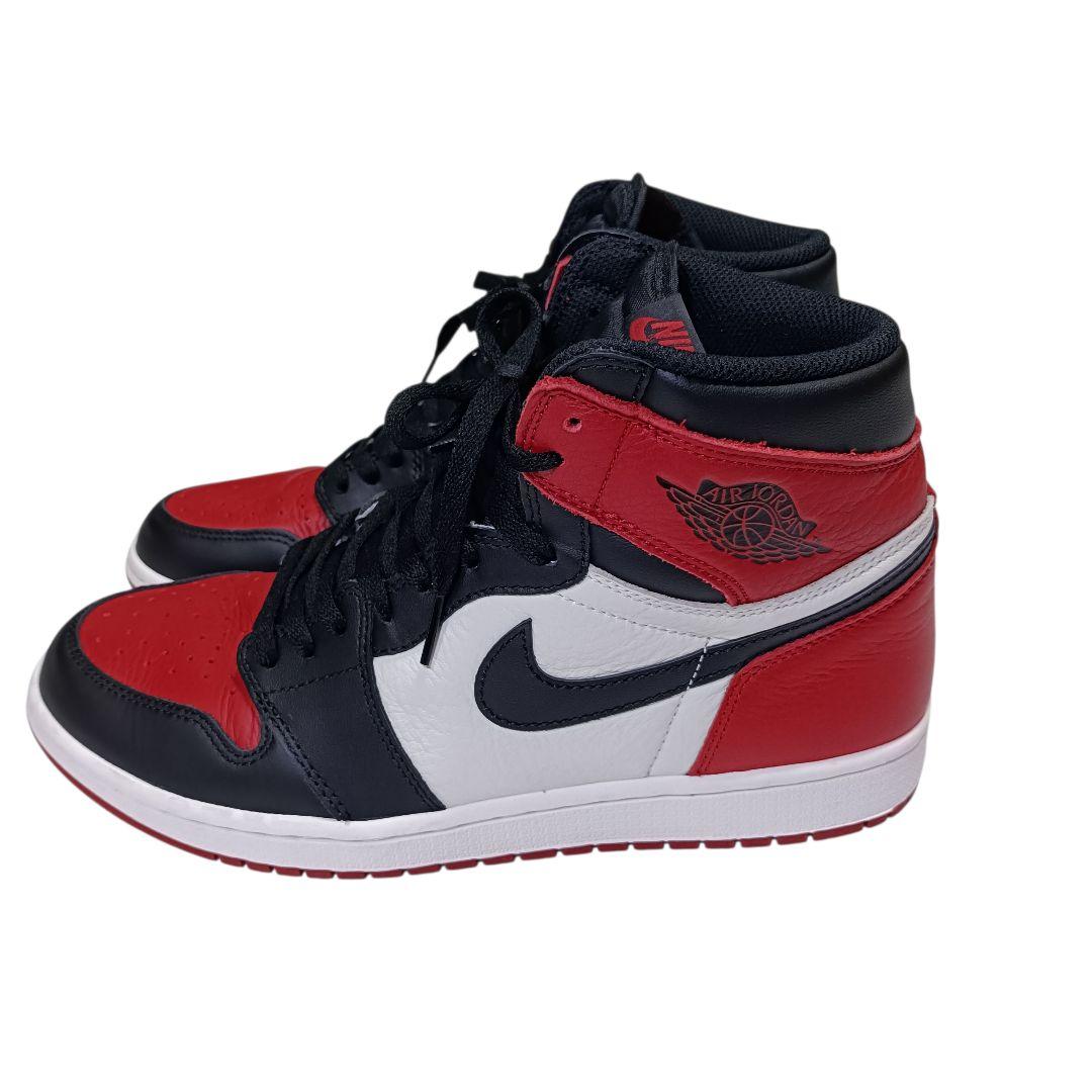 極美品♪ナイキ AIR JORDAN 1 レトロ ハイ ブレッド トゥー 29