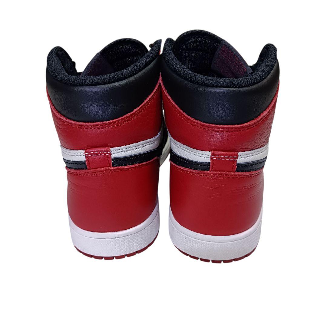 極美品♪ナイキ AIR JORDAN 1 レトロ ハイ ブレッド トゥー 29