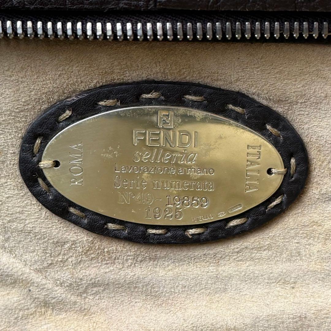 定価450000円♡ローマンカーフレザー♡FENDI フェンディ ボストンバッグ