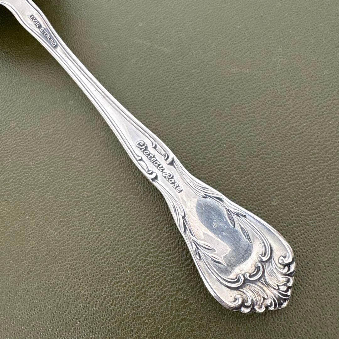 ビンテージ　ALVIN STERLINGスプーン　Chateau Rose 純銀