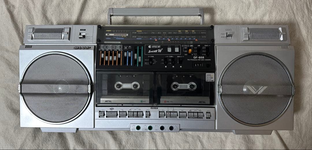 ラジオ・コンポ Sharp GF-858