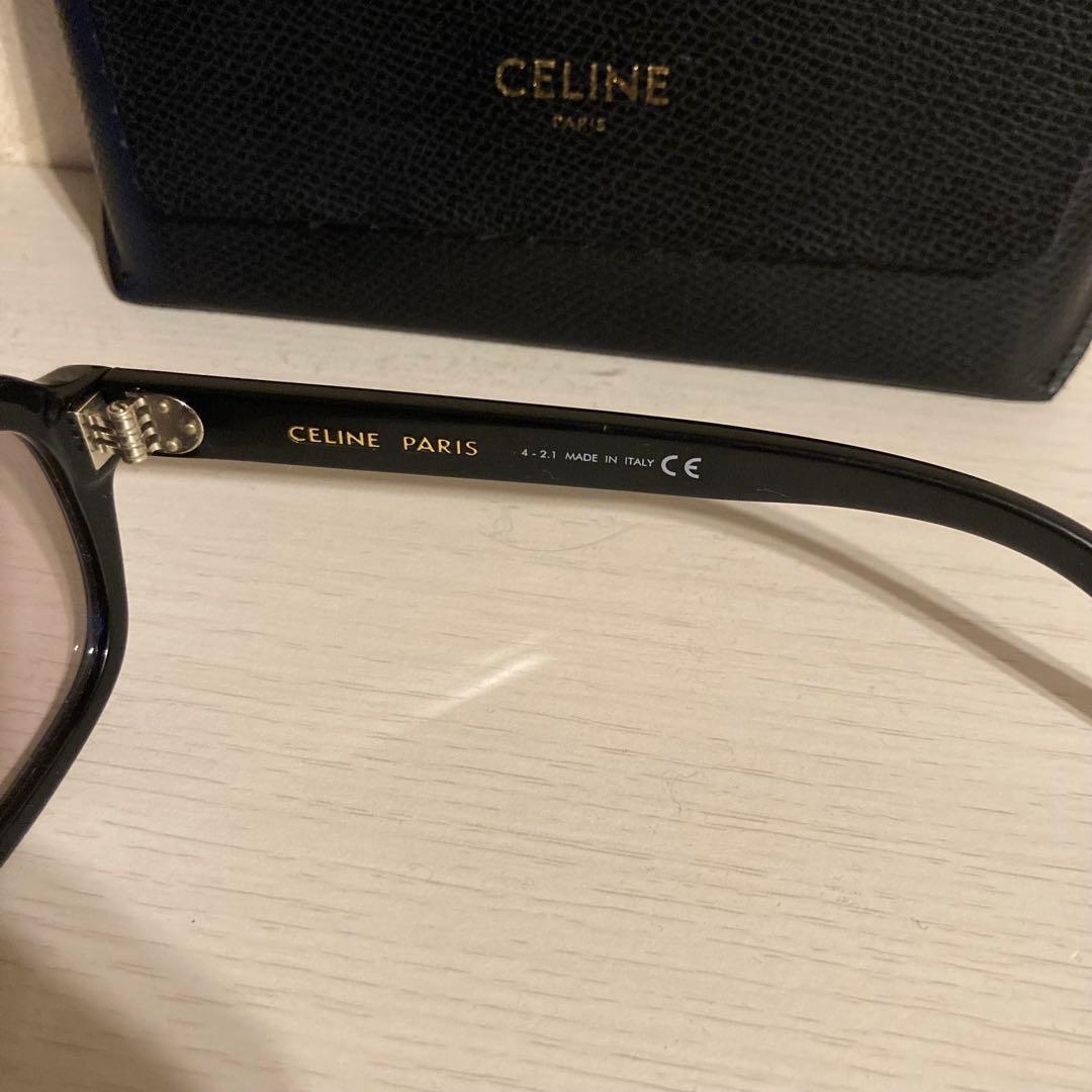 CELINE スクエア　サングラス　メガネ　眼鏡