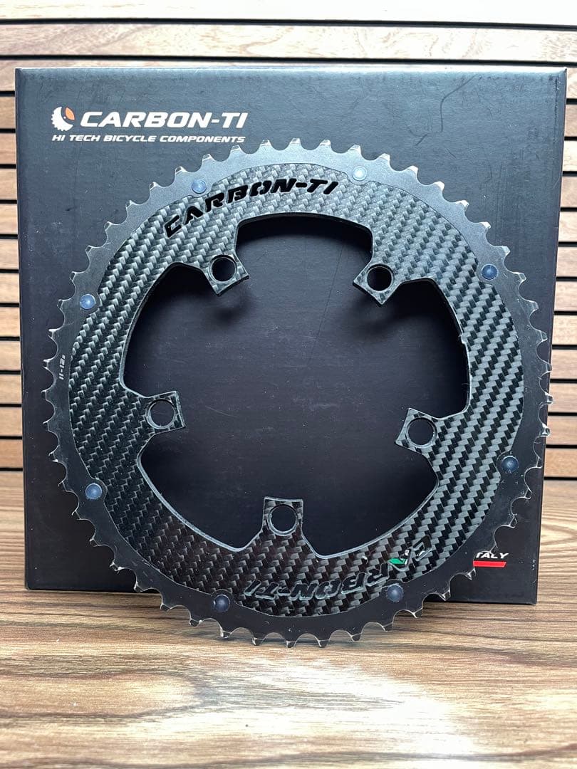 CARBON-TI 50Tチェーンリング 5穴