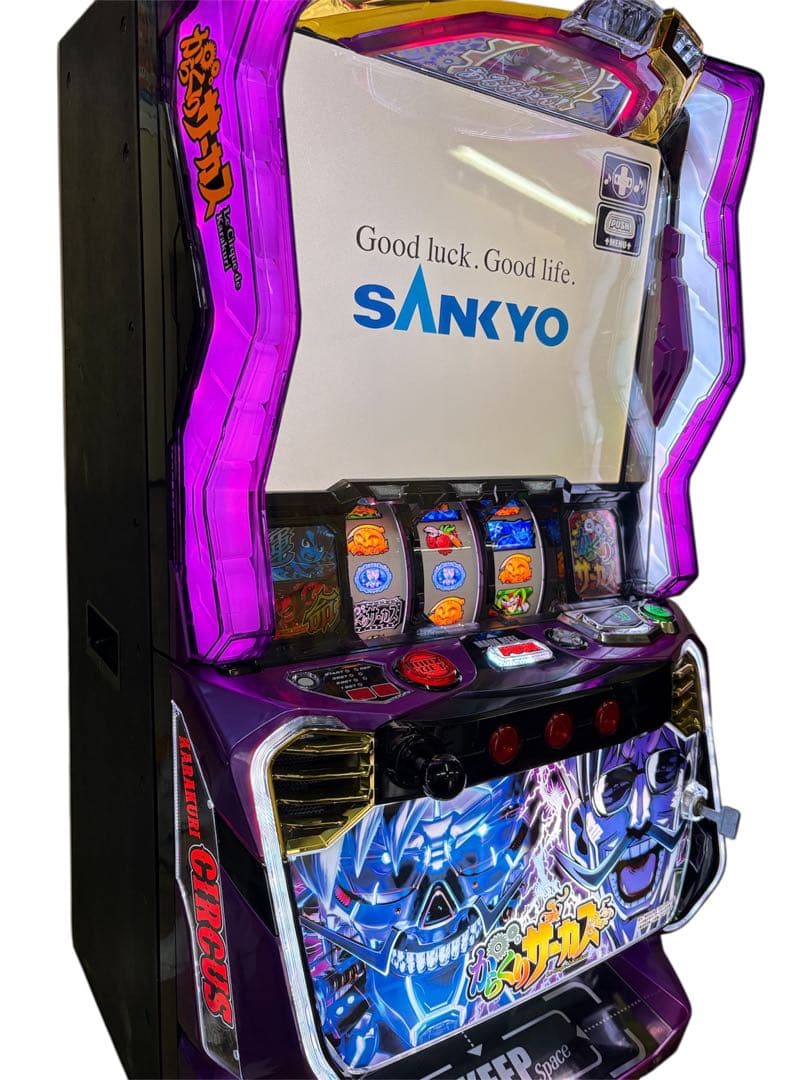 【送料込】からくりサーカス フェイスレスパネルパチスロ 実機 引取可