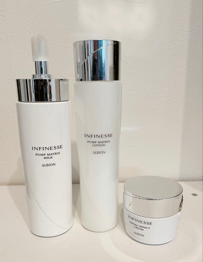 アルビオン◎アンフィネス◎乳液◎ミルク◎クリーム◎ローション◎3点セット
