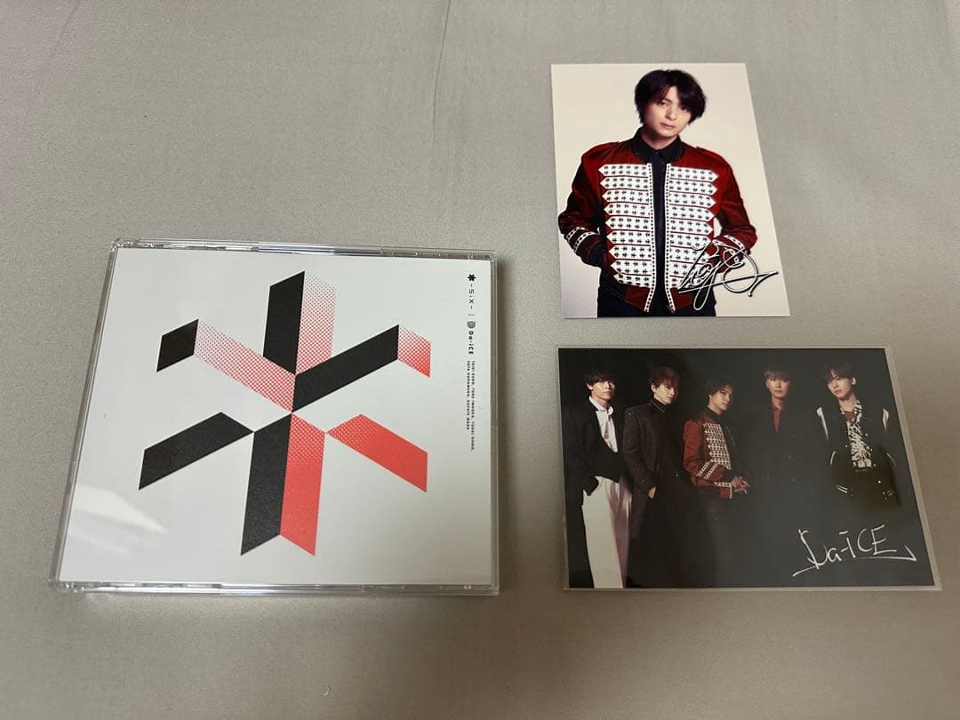 Da-iCE SiX 初回生産限定盤 CD Blu-ray HMV特典付き