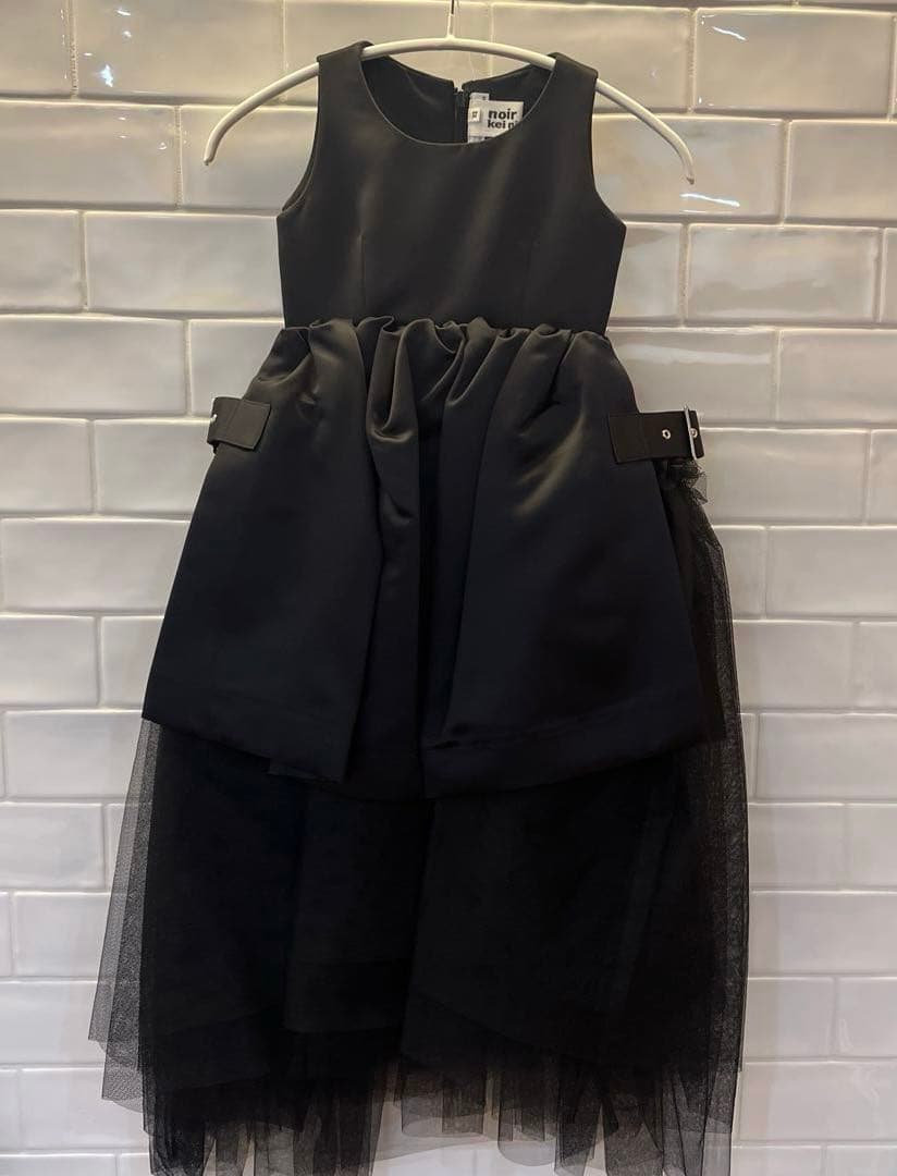 noir kei ninomiya ブラックチュールトップス