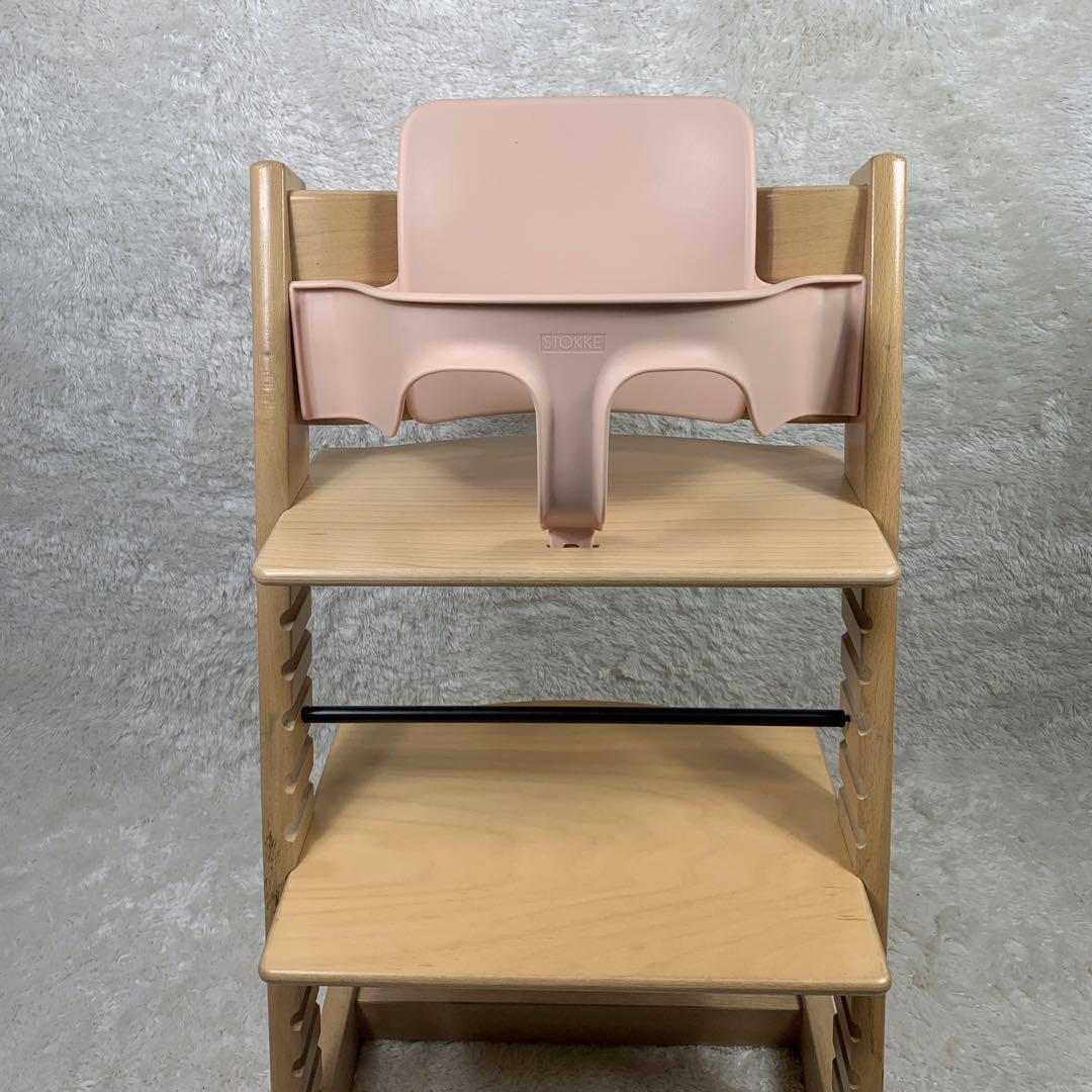 STOKKE TRIP TRAP ベビーチェアS/N 4 ベビーセット付