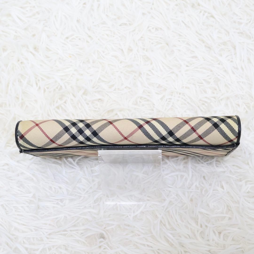 バーバリー　長財布　ブラック　ノバチェック