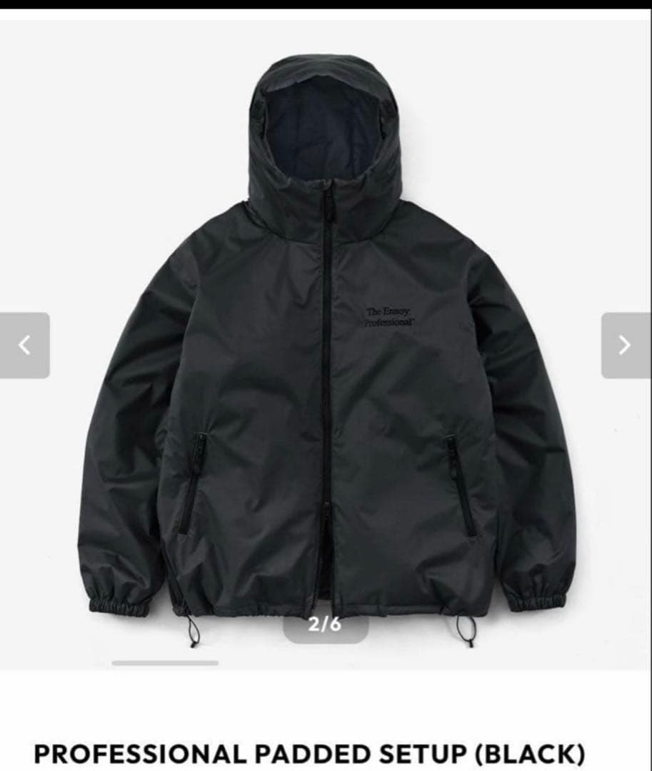 ennoy PADDED SETUP (BLACK)M 昨年版