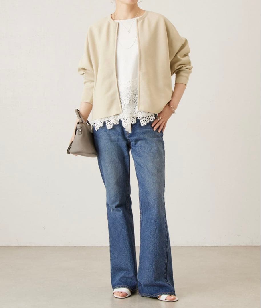 BEARDSLEY （ビアズリー） 裾レースカットソー　美品