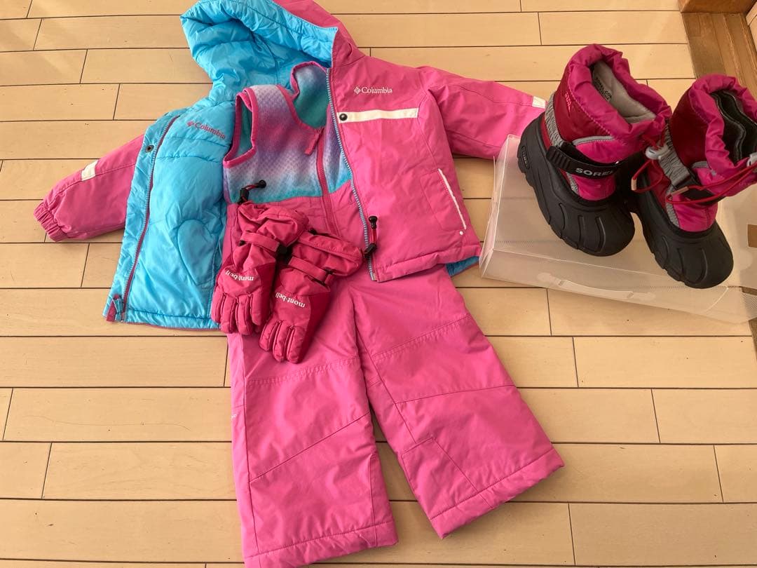 happylifeさま専用Columbia スキーウェア　手袋　ブーツ3点セット