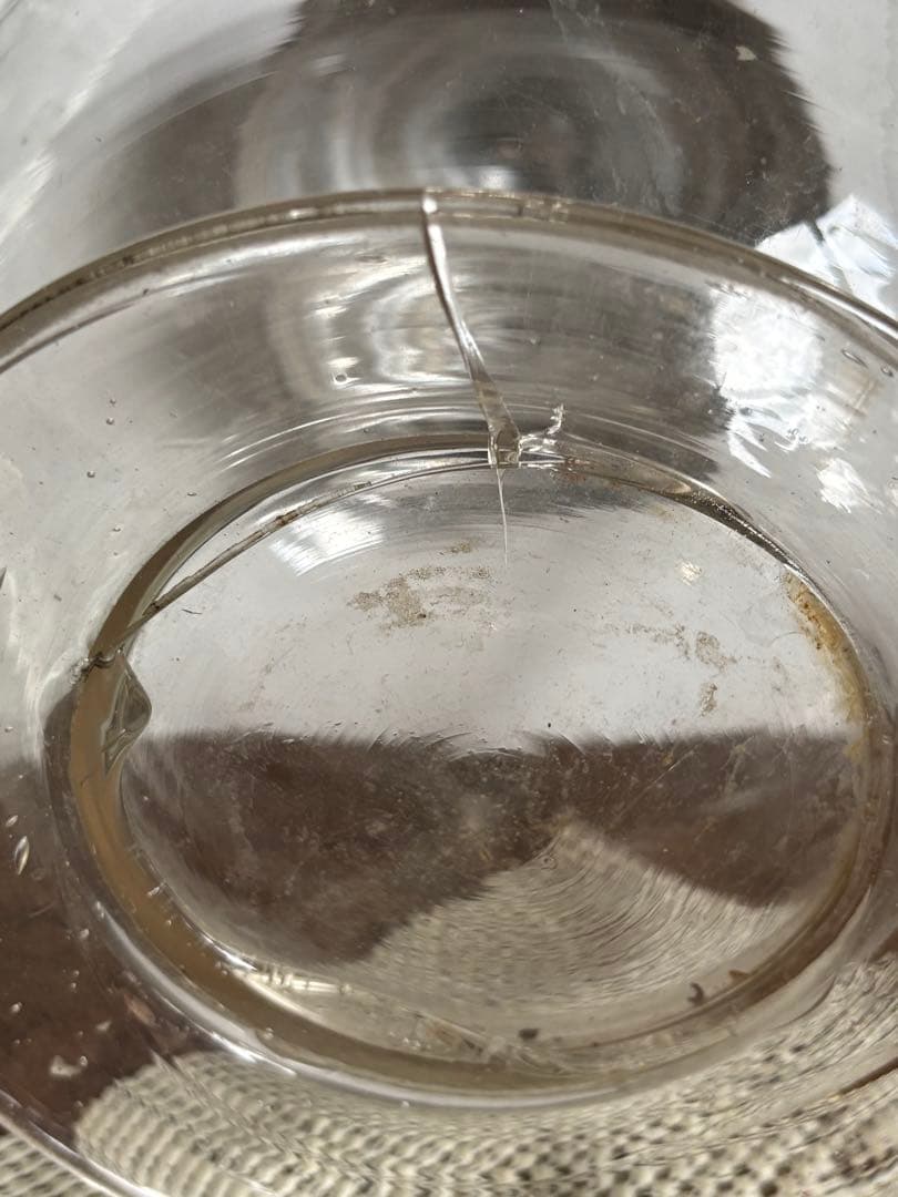 A*e様 昭和レトロ☆駄菓子瓶　アンティーク 球形 金属製蓋　難あり