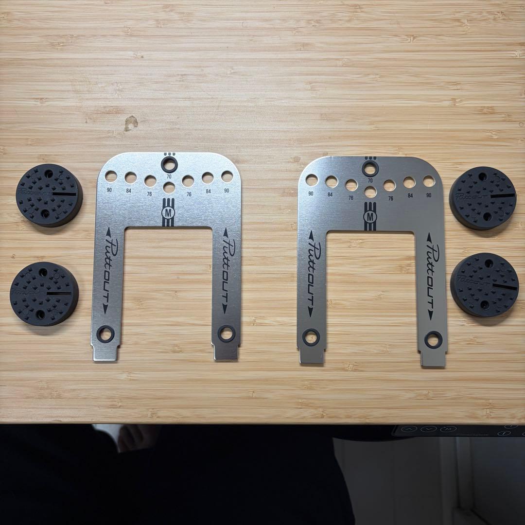 Puttout パッティングプレーン アライメントスティックセット