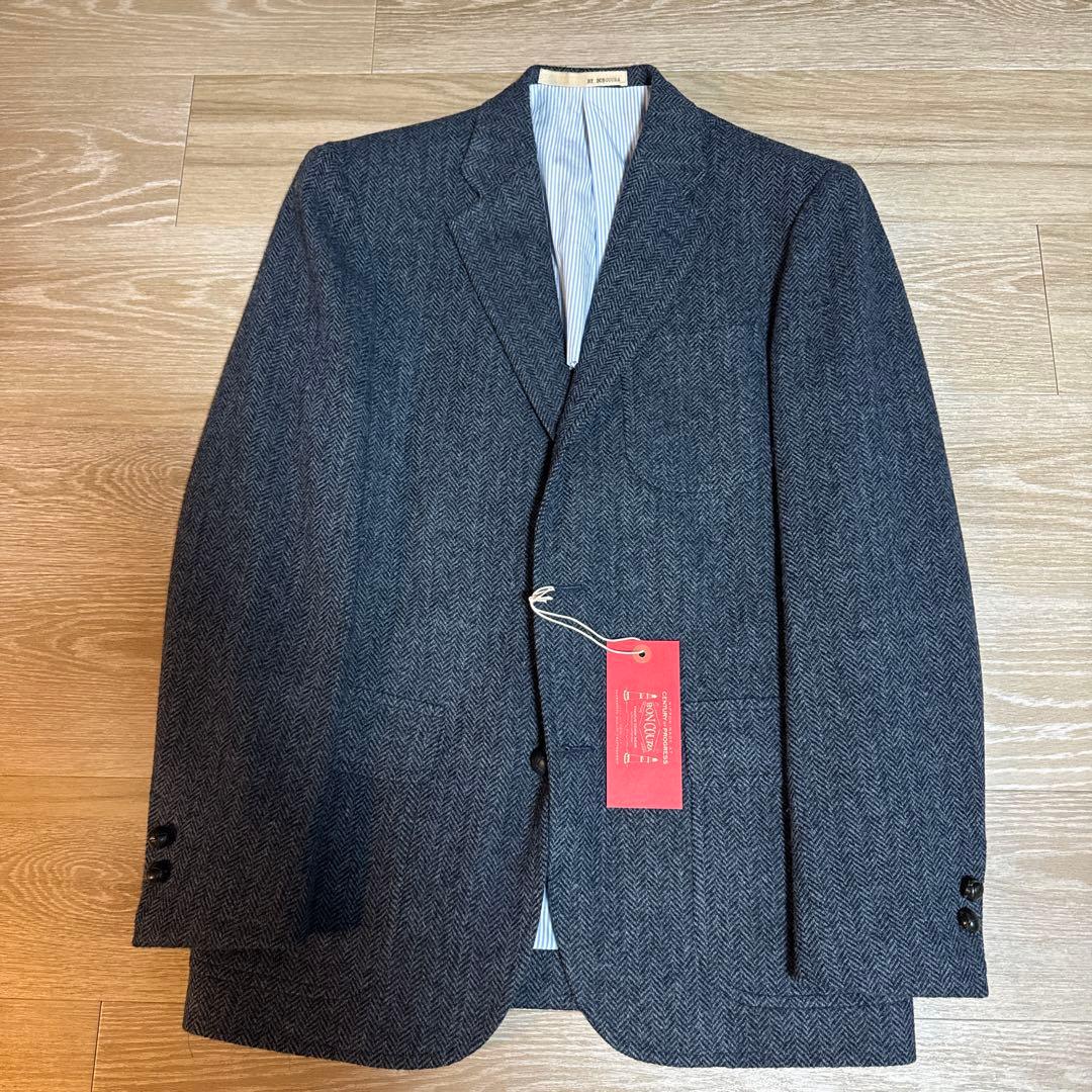 『極美品』BONCOURA ボンクラ テーラードジャケット　ツイード 38