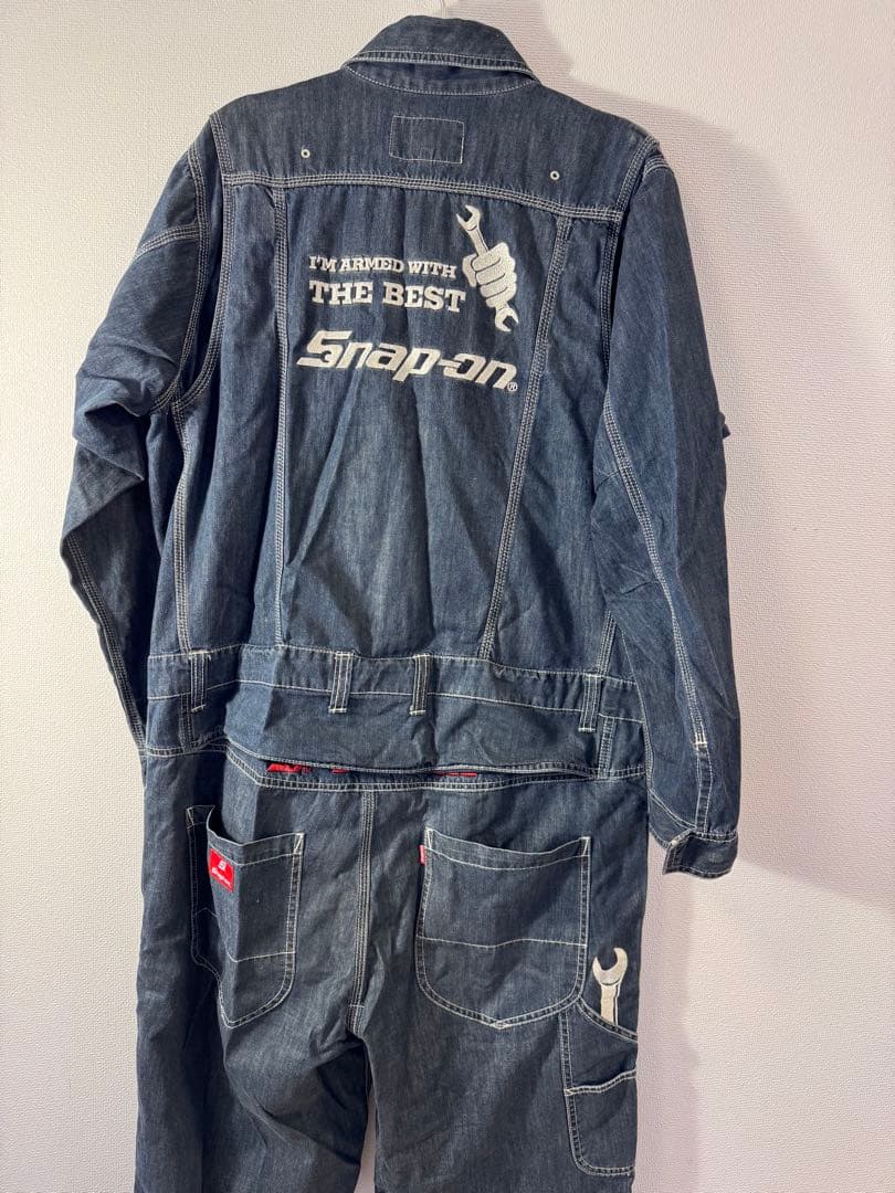 スナップオン デニムオールインワン Snap-on ツナギ