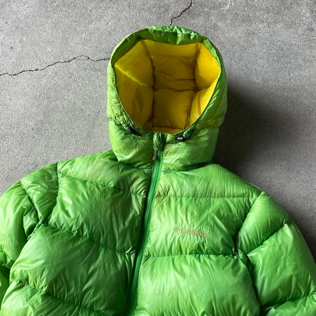 ジャケット・アウター columbia down parka lime green archive