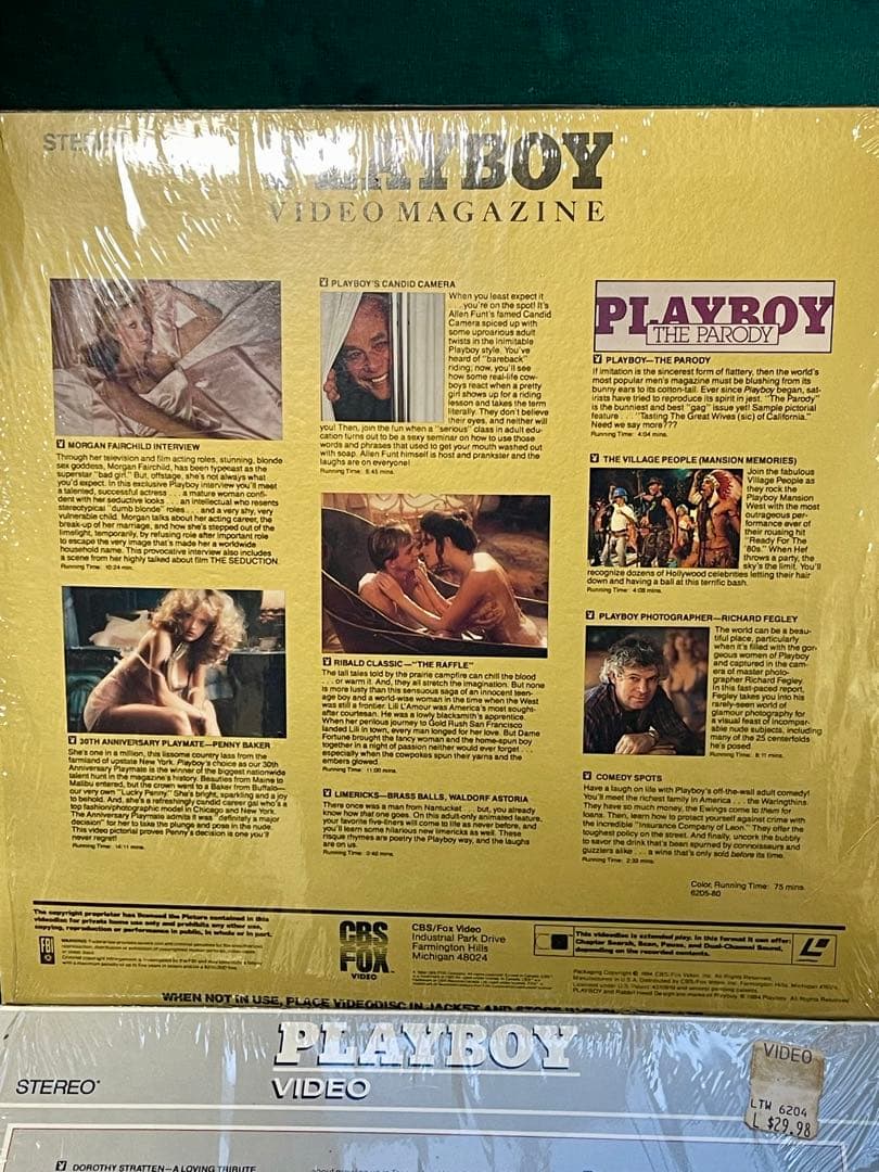 レア プレイボーイ レーザーディスク 4枚 セット VIDEO MAGZINE