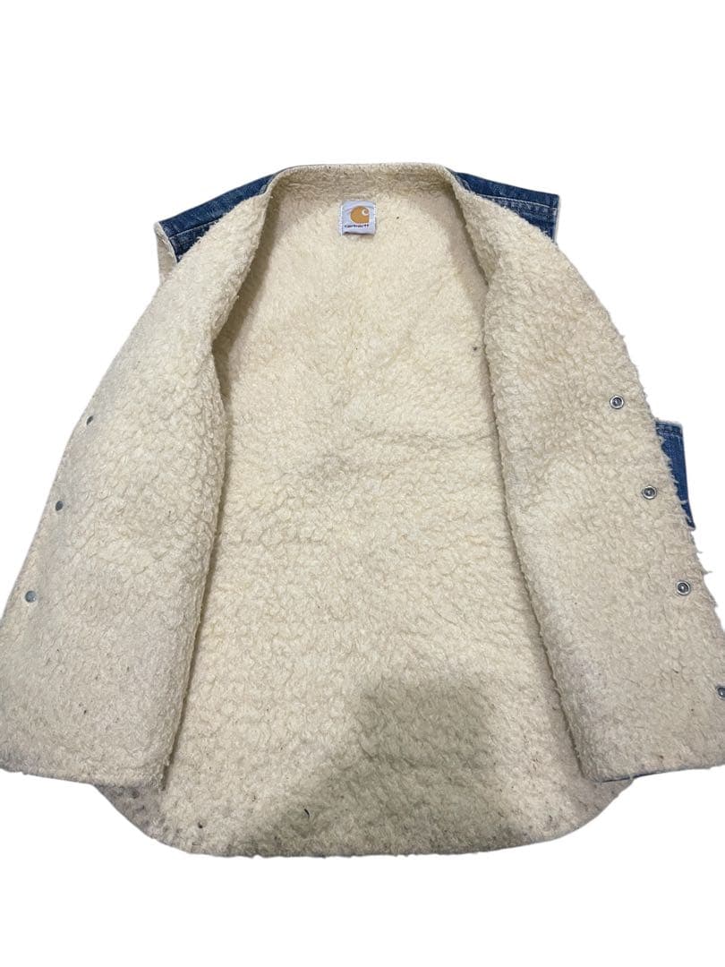 Carhartt カーハート デニム ボアベスト　90s ストリート スケーター