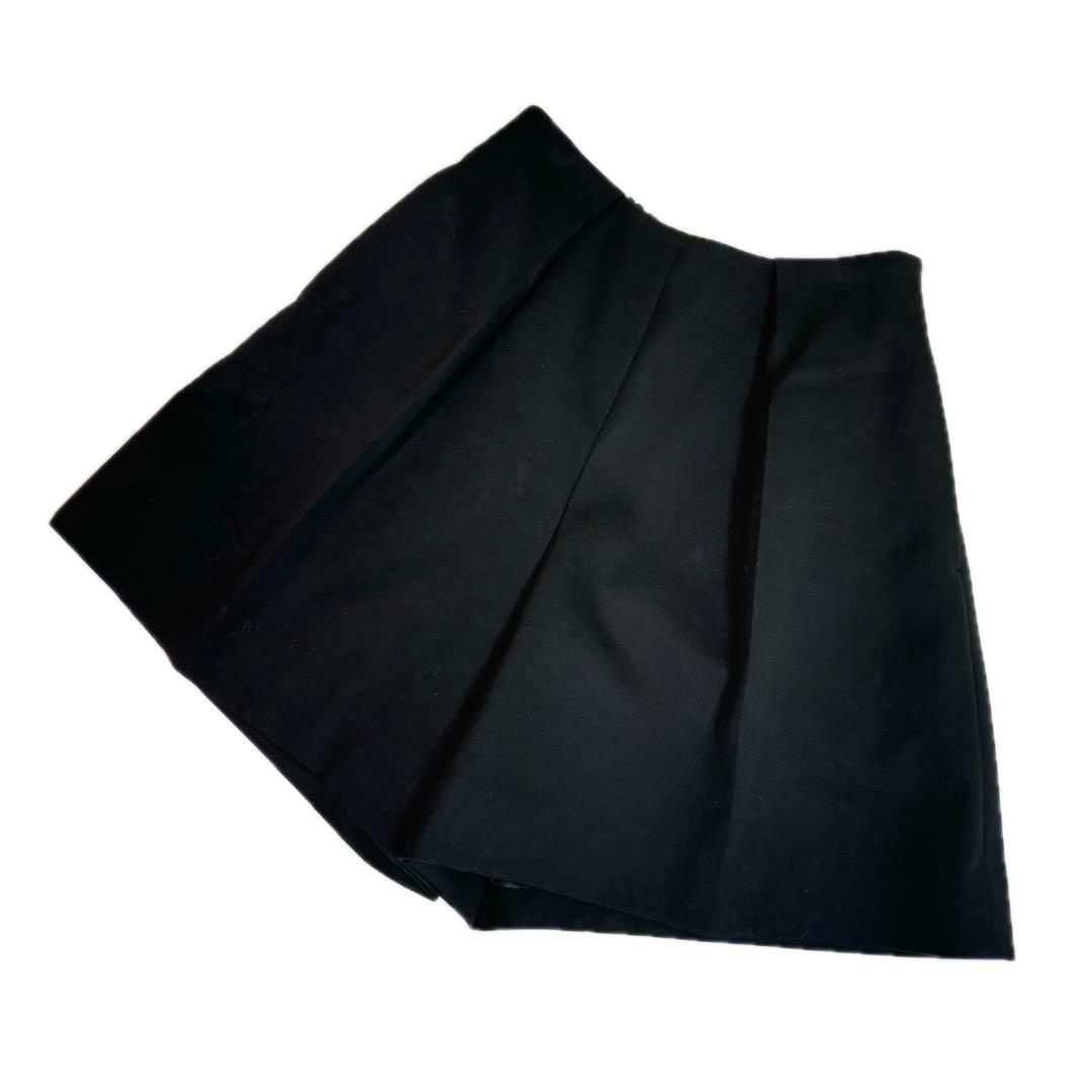 【新品同様】 bow.a ボウエー タックショートパンツ FREE ブラック