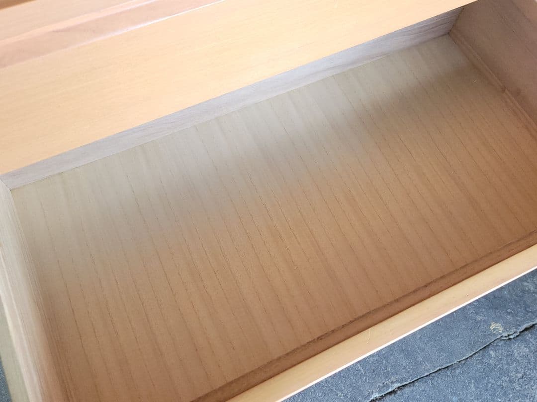 【天然木】協和木工 7段 チェスト 箪笥 天然木 ウレタン塗装 幅813mm