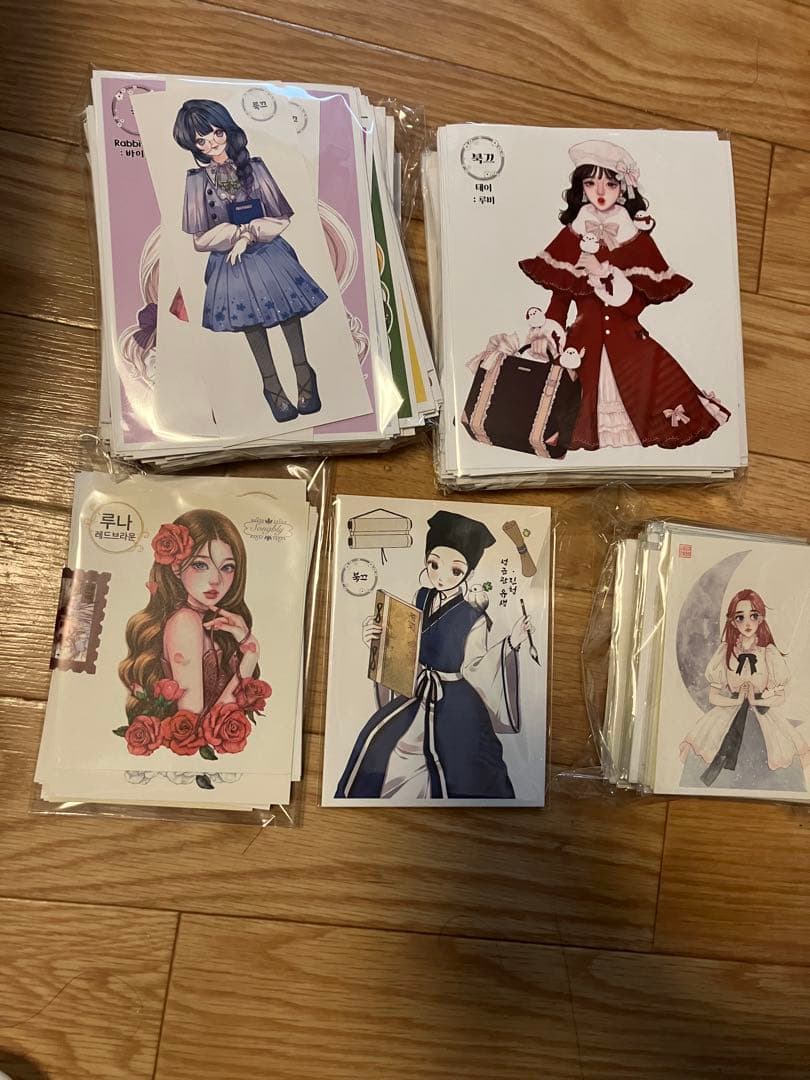 15日迄100サイズ パンパン 海外人物ステッカー まとめ売り 巻マステ 断捨離