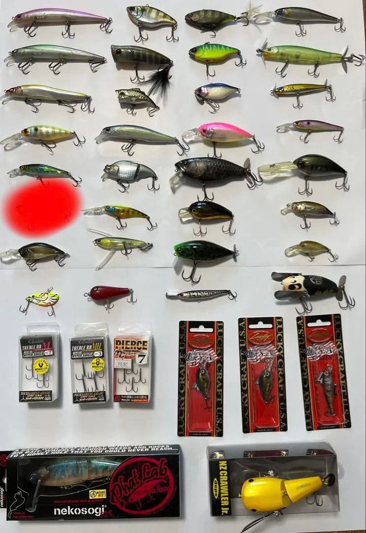 早い者勝ちです！バス釣り引退セット　ハードルアーセット
