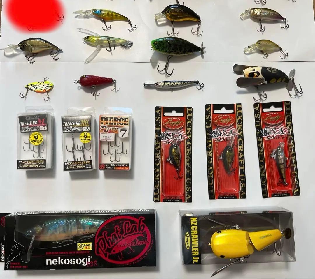 早い者勝ちです！バス釣り引退セット　ハードルアーセット