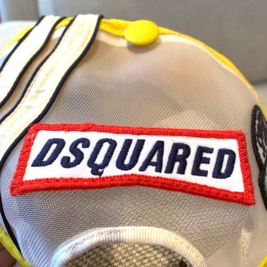 ☆激レア品！！DSQUARED2イエロー レーシングキャップ