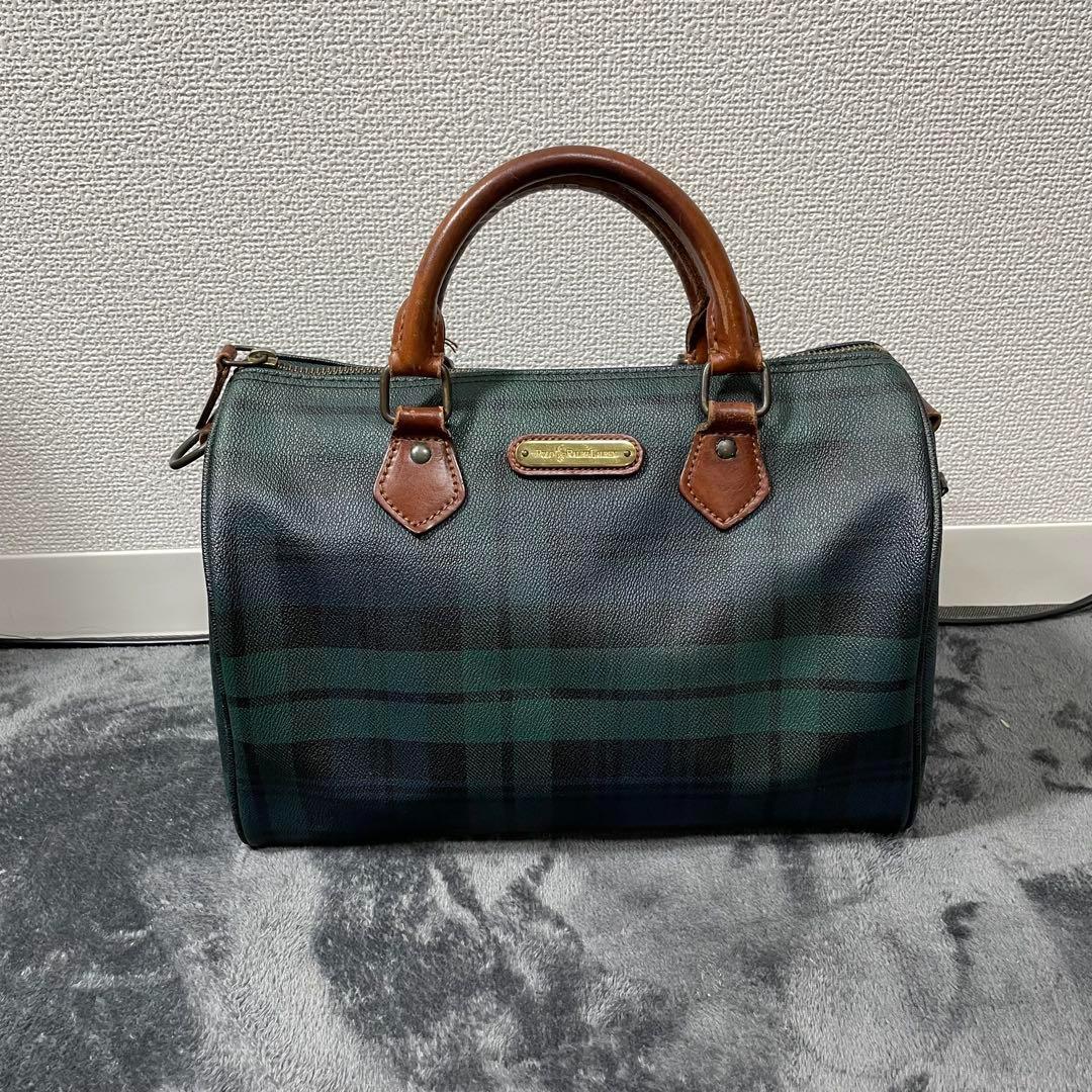 90s POLO Ralph Lauren ラルフローレン ミニボストンバッグ