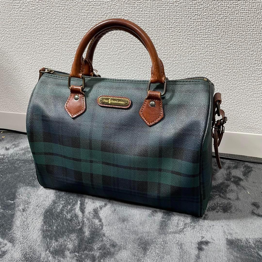 90s POLO Ralph Lauren ラルフローレン ミニボストンバッグ