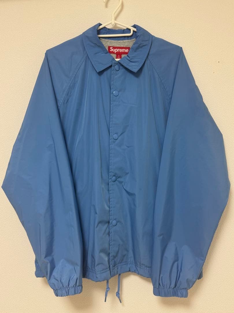 Supreme　week11 コーチナイロンジャケット 青 S レシートあり