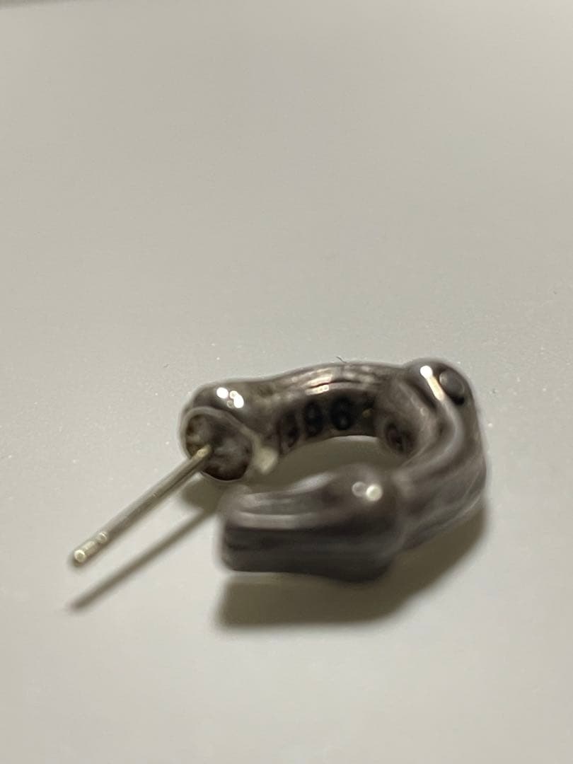 ティファニーバンブーピアス キャッチ欠品片方のみ