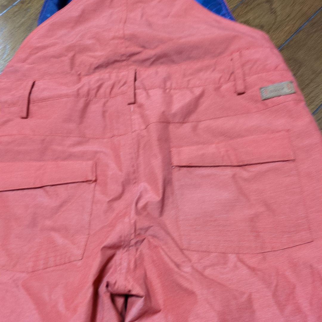 ROXY　スノボウェア　上下セット　Ｍ　ボーダー　デニム風　ビブパンツ