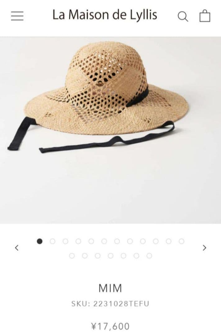 La maison de Lylis メゾンドリリス MIM HAT