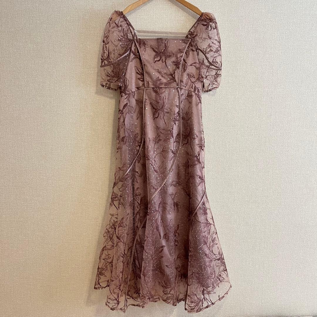 新品タグ付き！FRAY I.D カーブパネルエンブロイダリードレス