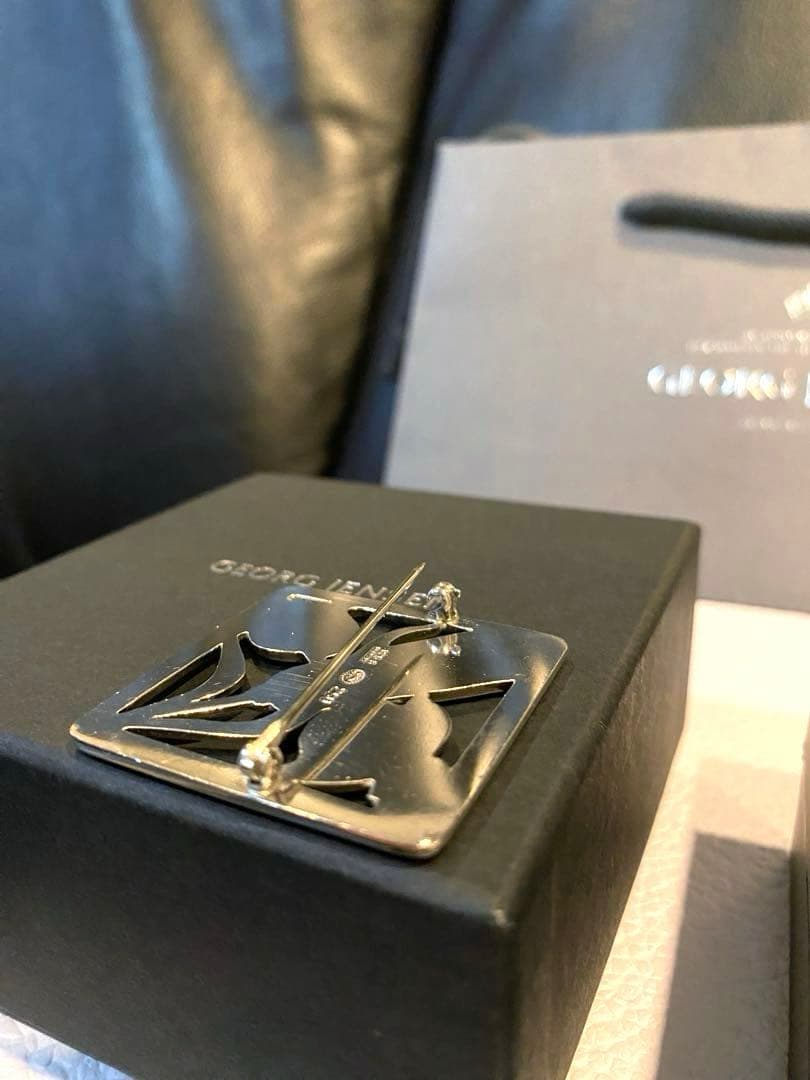 極美品  小鳥 麦 ブローチ #250 925 付属品完備