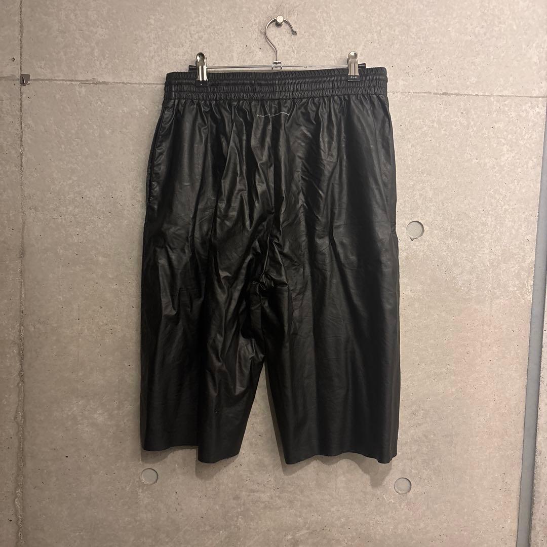 MM6 Maison Margiela フェイクレザー　キュロット ハーフパンツ